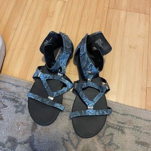 Snakeskin sandals